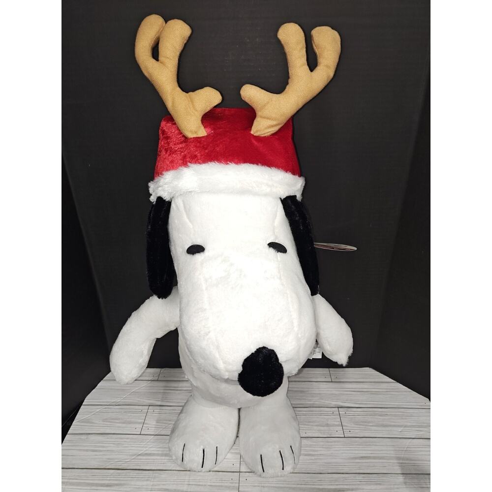 Peanuts 29” Standing Christmas Reindeer Snoopy Holiday Door Porch Greeter 2015